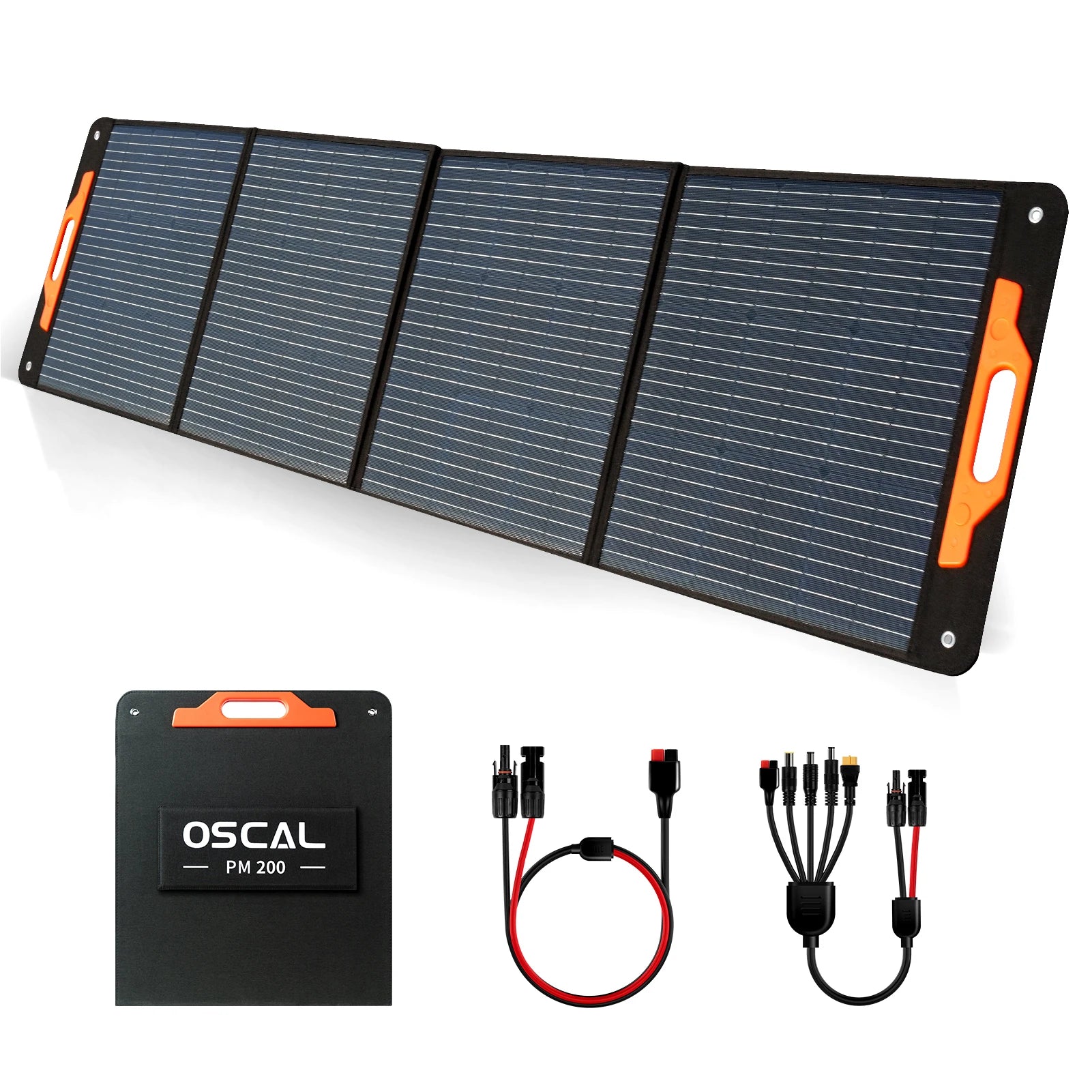 Oscal PM200 200W Foldable Solar Panel – 23% Efficient, Portable & Waterproof
