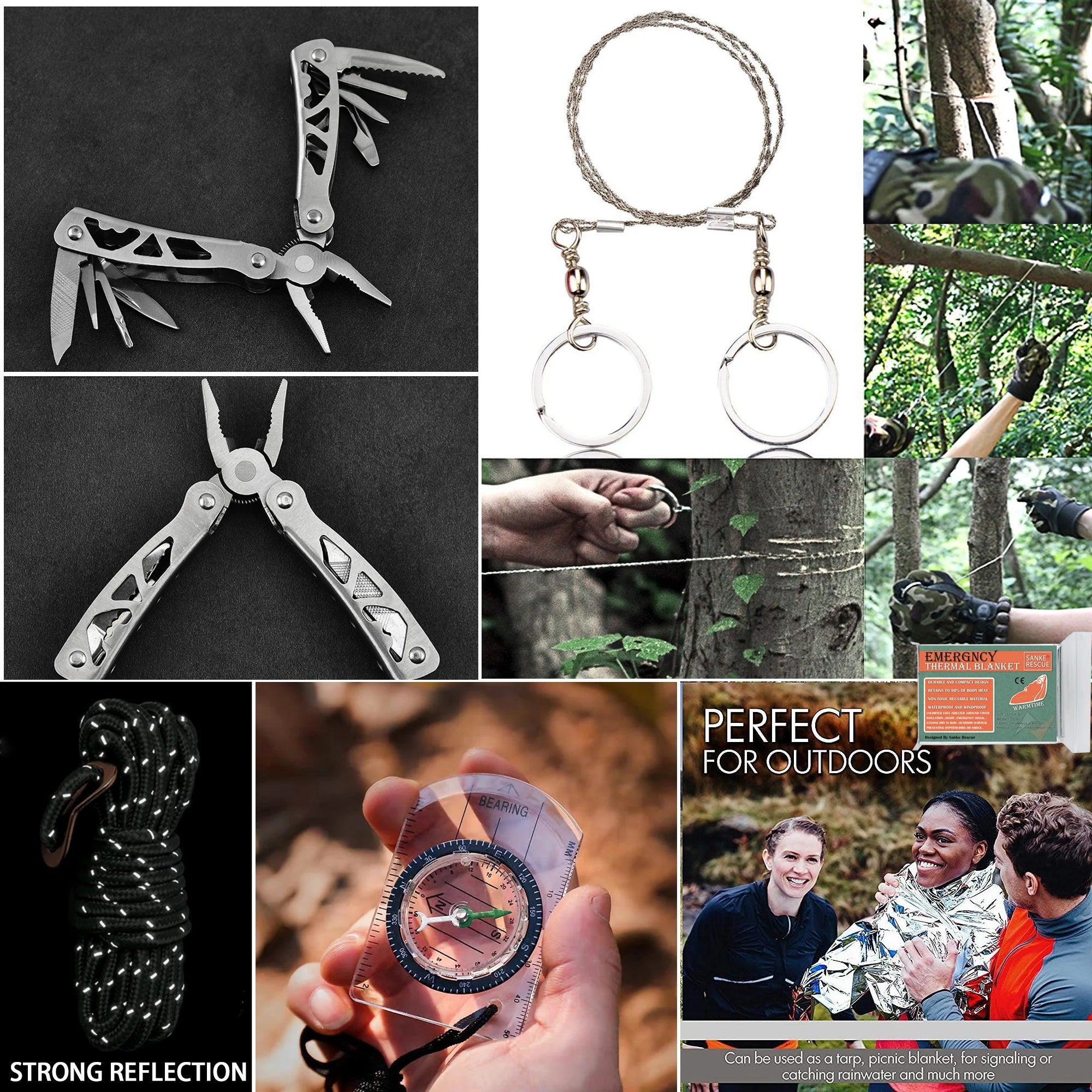 Survival First Aid Kit – Full Molle Outdoor Emergency IFAK Set