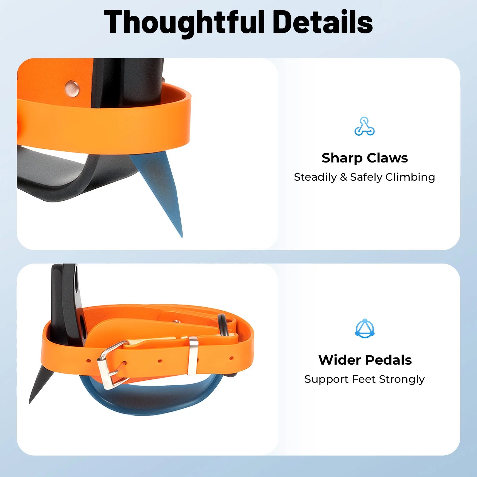 Adjustable Steel Climbing Spurs – Tree Climbing Spike Set