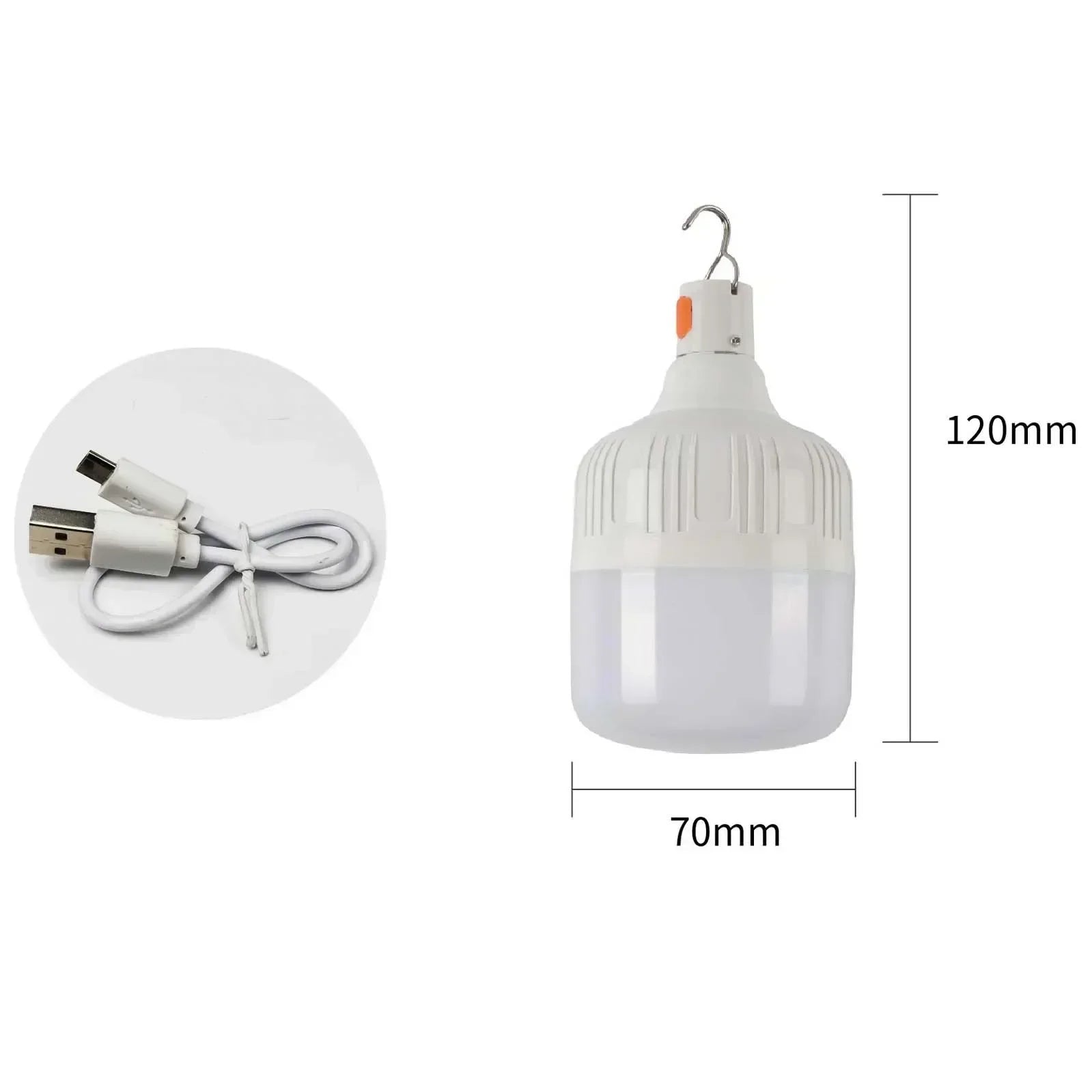60W Rechargeable LED Lantern – Emergency Outdoor Camping Light