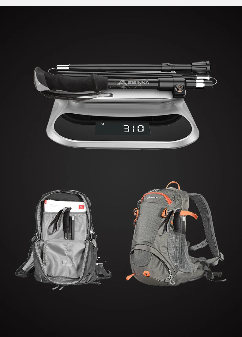 BSWOLF Ultralight Trekking Poles – 2-Pack Folding Aluminum Walking Sticks