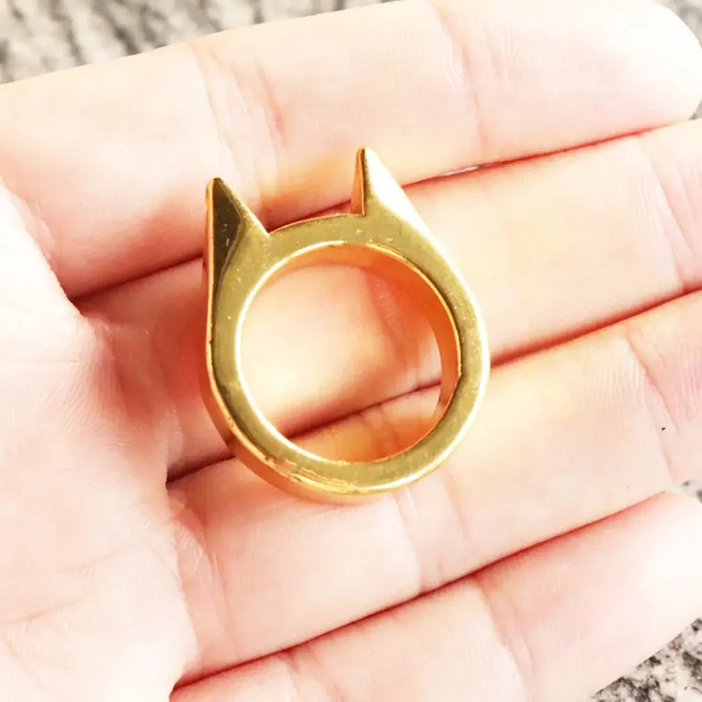 Cat’s Ear Safety Ring – Metal Self-Defense Survival Tool
