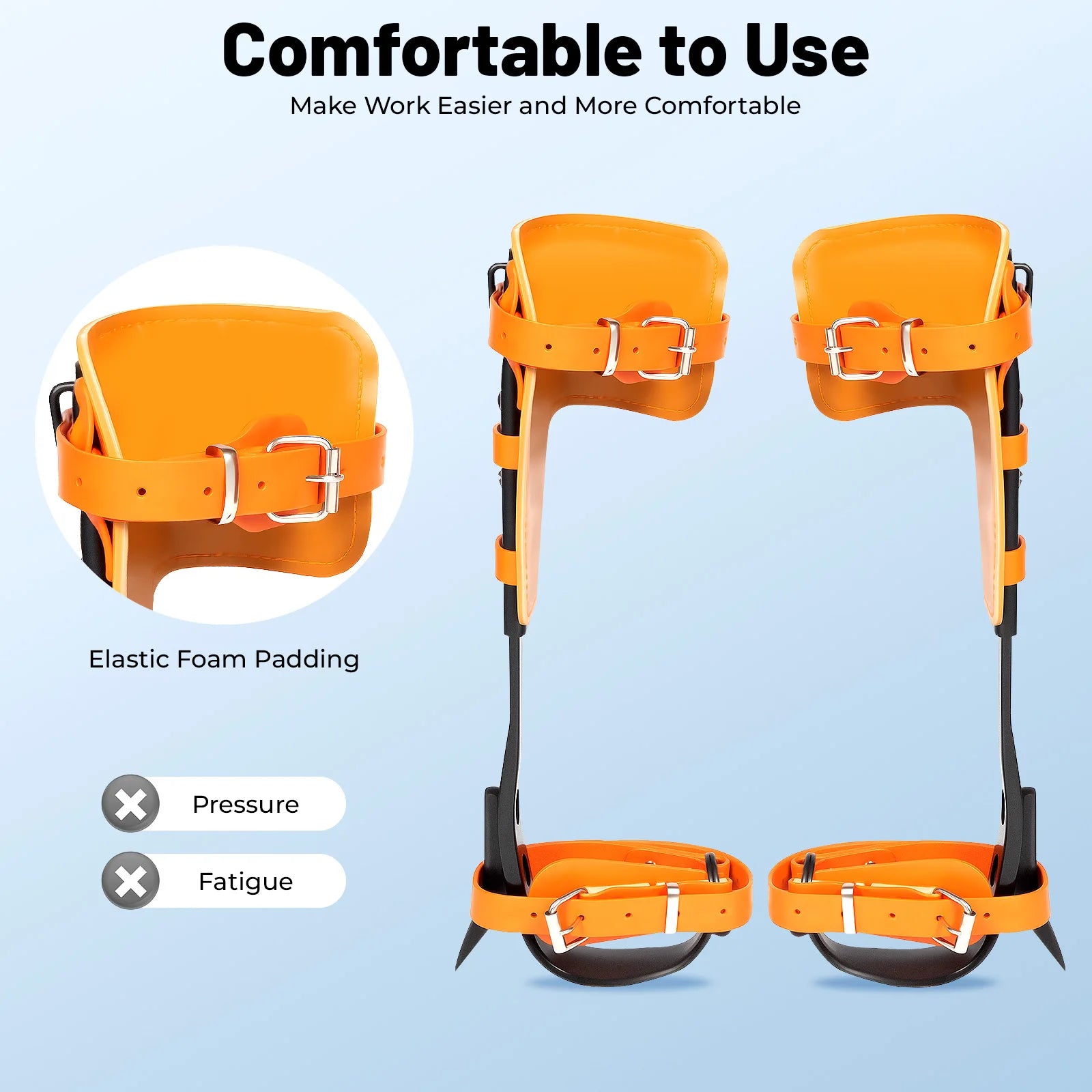 Adjustable Steel Climbing Spurs – Tree Climbing Spike Set