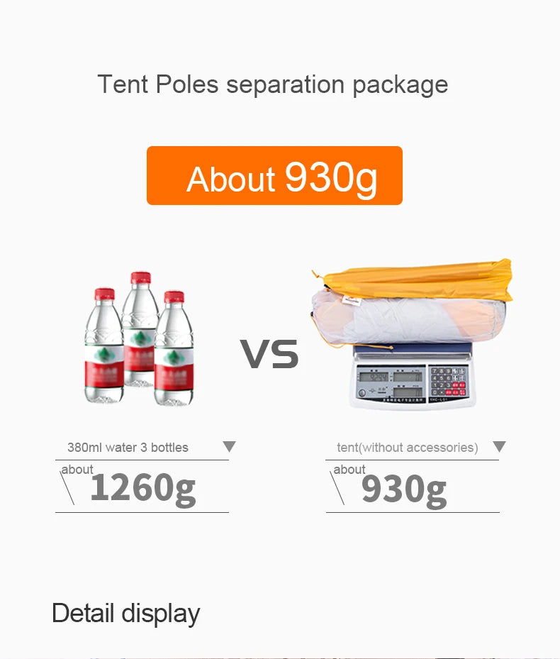 Naturehike Cloud Up 2-Person Ultralight Tent – Waterproof Camping & Hiking