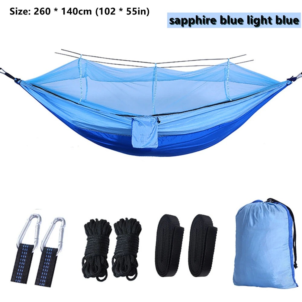 Portable Double Mosquito Net Hammock – Outdoor Camping & Travel