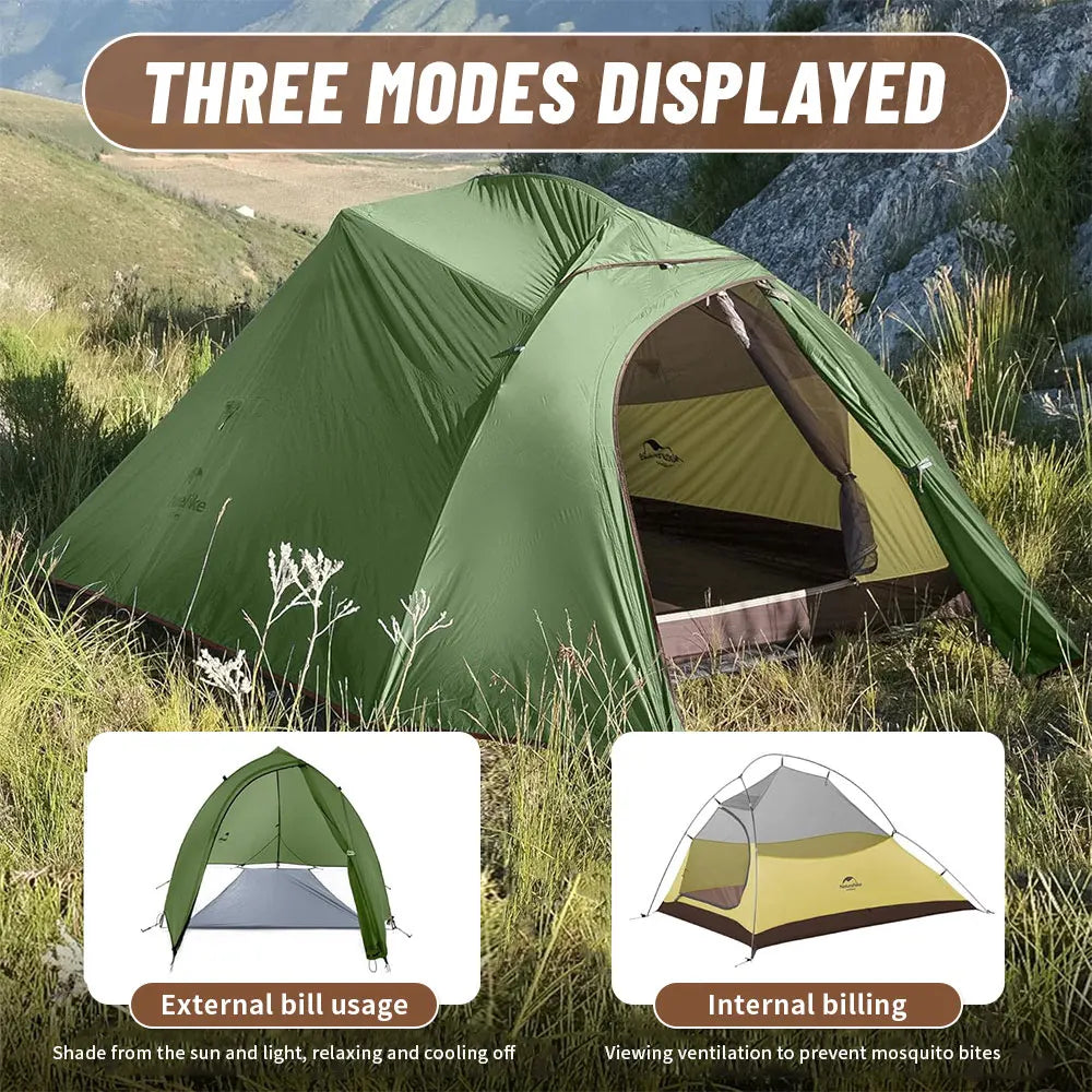Naturehike Cloud Up 2-Person Ultralight Tent – Waterproof Camping & Hiking