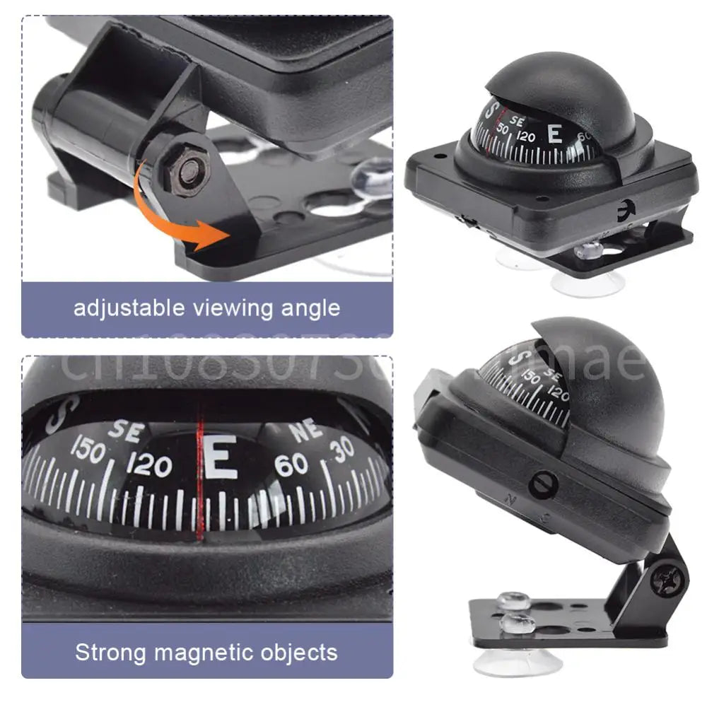 Multi-Function Digital Magnetic Compass – Waterproof Marine & Hiking Guide