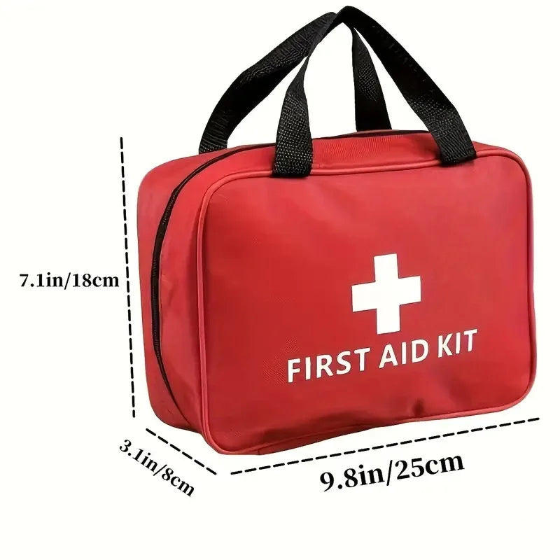 Portable Emergency First Aid Bag Kit – Household, Travel & Outdoor Survival