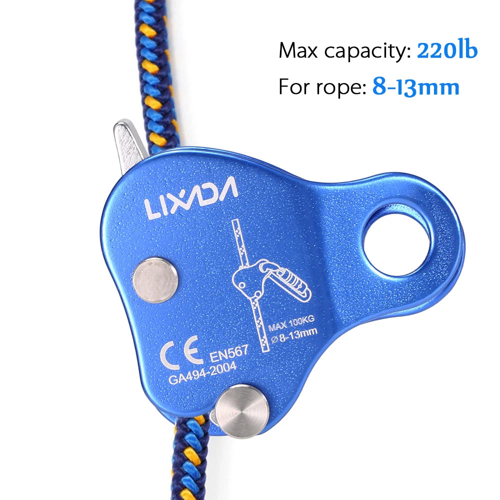 Climbing Ascender – Rope Protection Belay Device for 8–13mm Rope