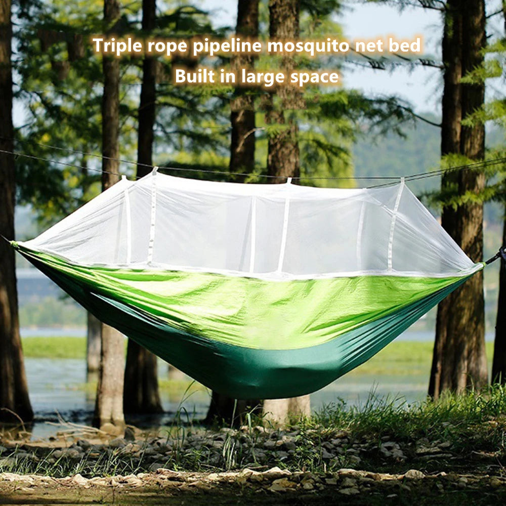 Portable Double Mosquito Net Hammock – Outdoor Camping & Travel