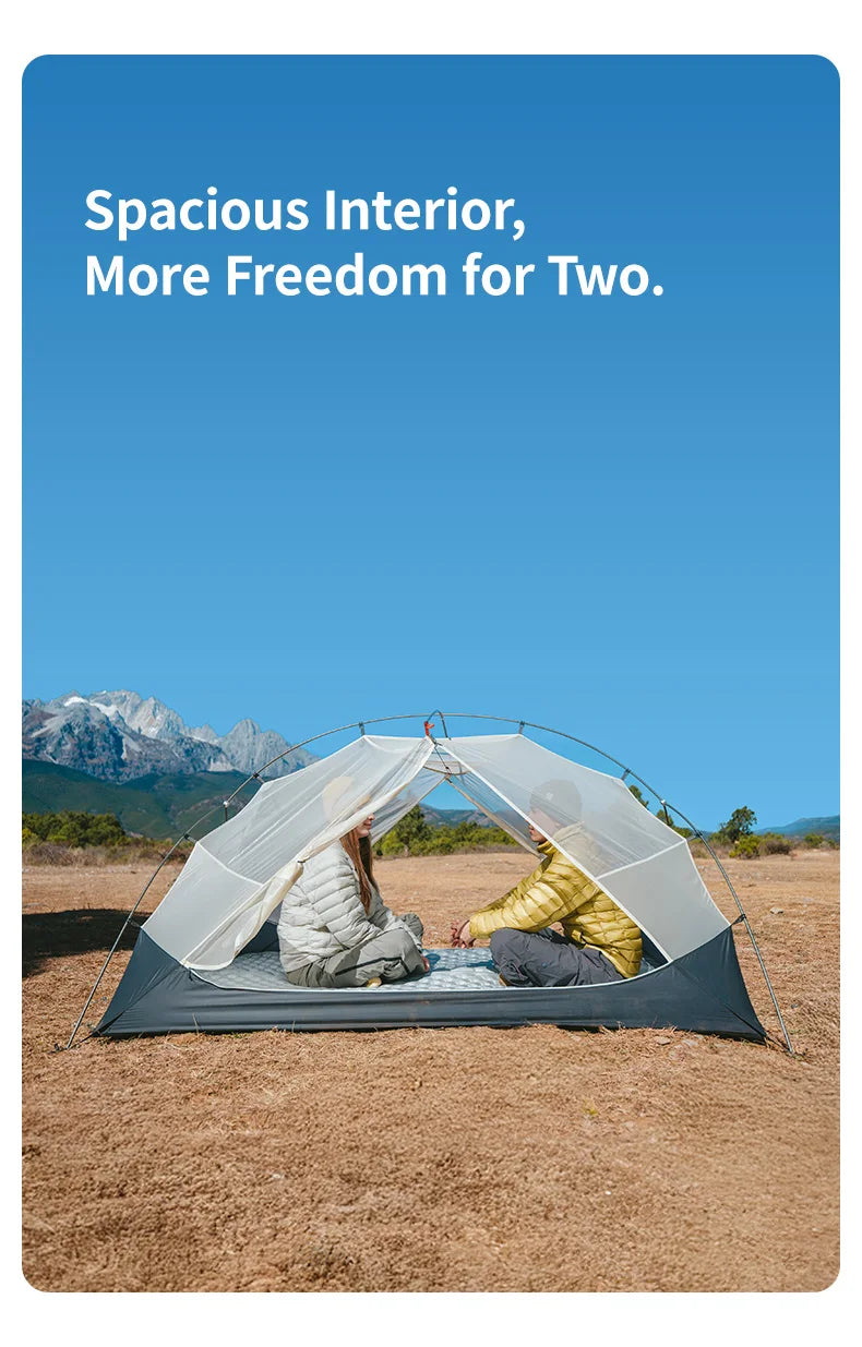 Naturehike Mongar UL 2 – Ultralight 2-Person Waterproof Backpacking Tent