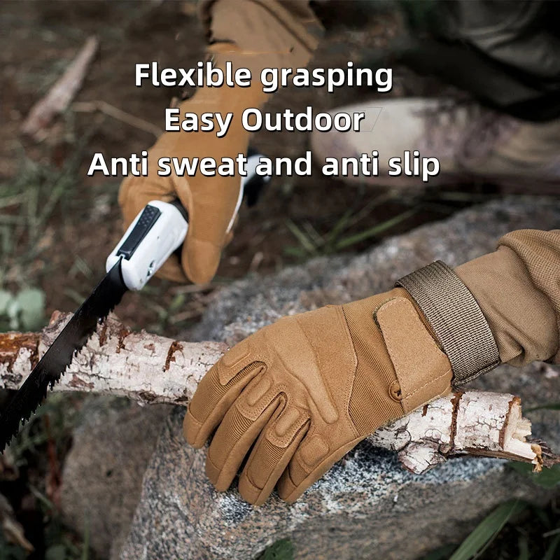 Tactical Full-Finger Gloves – Anti-Slip Outdoor Sports for Men & Women
